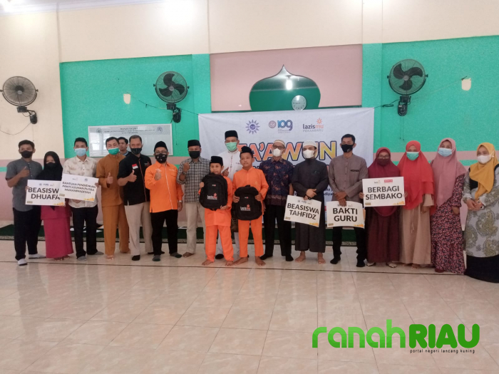 Agenda akhir tahun, Wakil walikota Pekanbaru berikan Apresiasi terhadap Program Lazismu Pekanbaru 